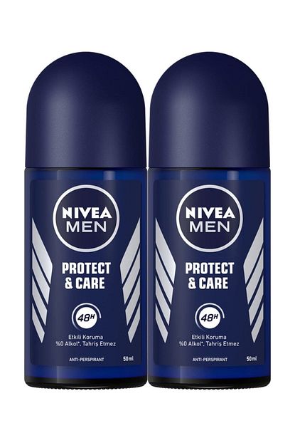 nivea protect care erkek deodorant roll on 50 ml 2 li fiyati yorumlari trendyol