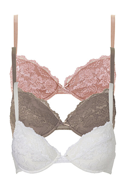 Bonprix Kadin Beyaz Push Up Sutyen 3 Lu Pakette 1286593 Fiyati Yorumlari Trendyol
