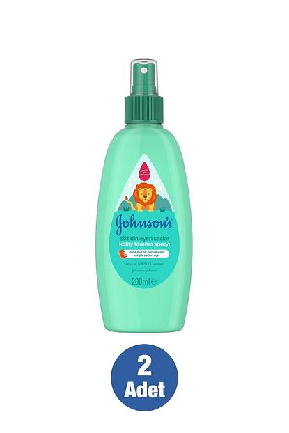 Johnson S Baby Soz Dinleyen Saclar Serisi Kolay Tarama Spreyi 200 Ml X 2 Adet Trendyol