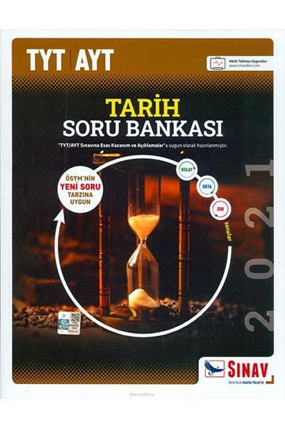 Sinav Yayinlari Tyt Ayt Tarih Soru Bankasi Trendyol