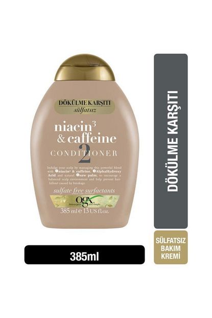 dokulme karsiti niacin caffeine sulfatsiz bakim kremi 385 ml