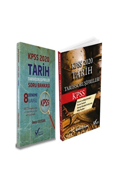 Kazancam Yayinlari Bekir Ulusan Kpss 2020 Tarih Soru Sifreler Serisi Set 2 Kitap Birden Trendyol