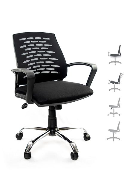 grey ev ofis calisma sandalyesi