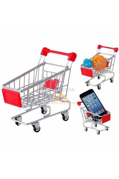 istoc turk mini gercekci alisveris market arabasi seklinde dekoratif kalemlik fiyati yorumlari trendyol