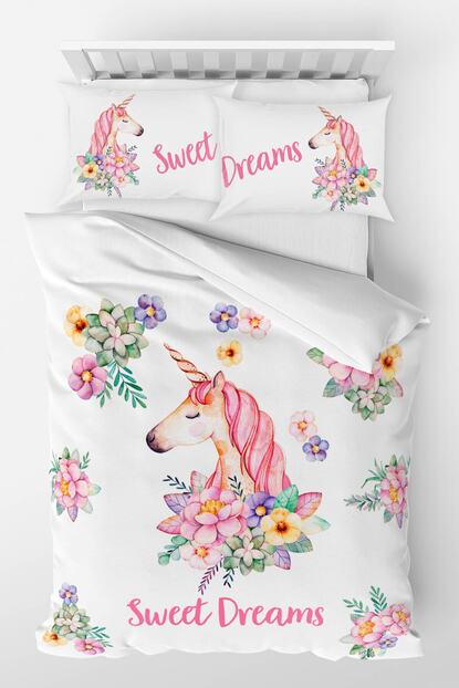 Homamia Tek Kisilik Nevresim Takimi Unicorn Fiyati Yorumlari Trendyol