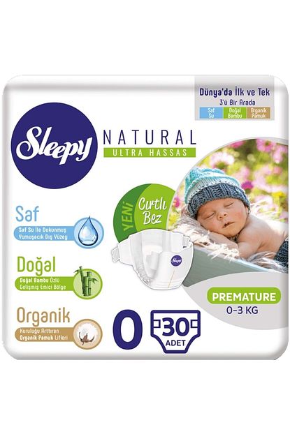 sleepy sensitive bebek bezi 0 beden 30 adet premature fiyati yorumlari trendyol