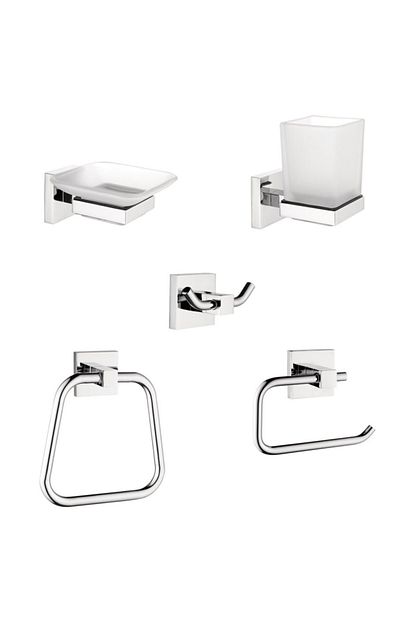 k100 5 parca banyo aksesuar seti