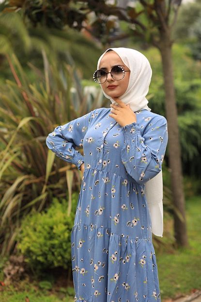sultan butik papatya desenli viskon