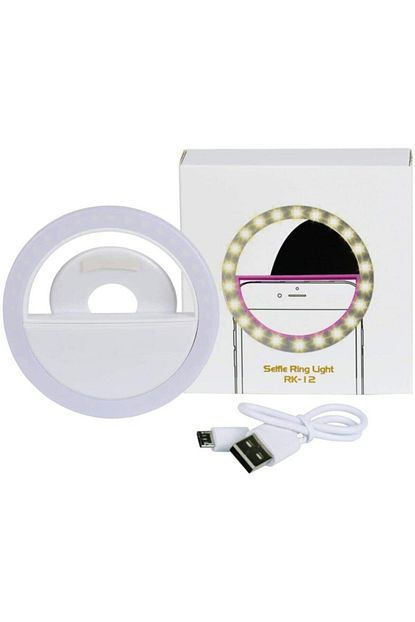 sentor sarjli led selfie isigi led ring light halka telefon isigi