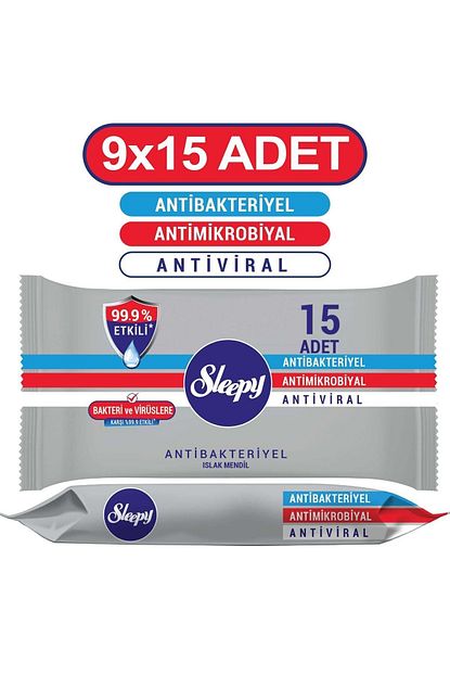 sleepy antibakteriyel cep mendili 9x15 fiyati yorumlari trendyol