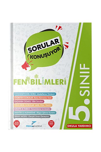 Aplus Akademi Yayinlari Pruva Akademi Yayinlari 5 Sinif Fen Bilimleri Sorular Konusuyor Soru Basnkasi Trendyol