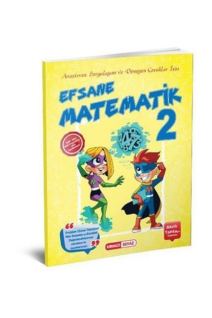 Kirmizi Beyaz Yayinlari Kirmizi Beyaz 2 Sinif Efsane Matematik Yeni 2021 Trendyol