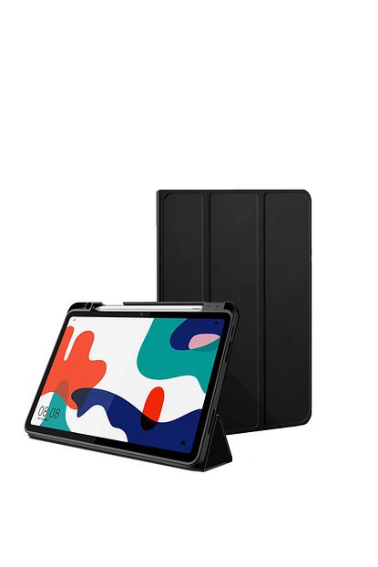 huawei matepad 10 4 inch kalem koymali standli kilif siyah