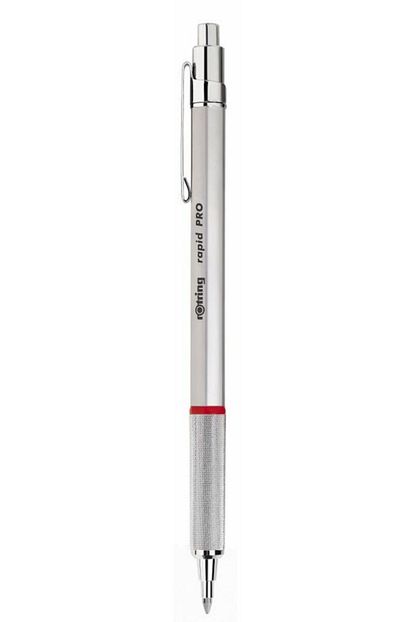 rotring rapid pro tukenmez kalem krom