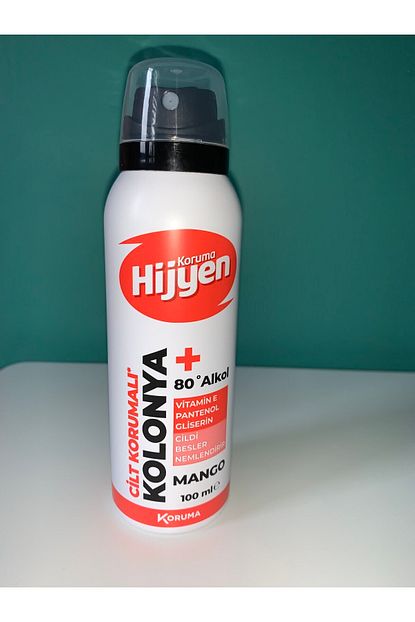 koruma hijyen hijyen koruma sprey kolonya cilt korumali 80 alkol vitamin e pantenol gliserin mango 100ml fiyati yorumlari trendyol