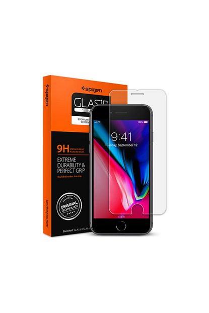 spigen iphone 7 8 cam ekran koruyucu