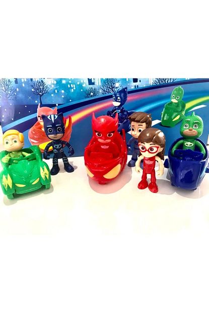 pjmasks pj maskeliler oyuncak araba 9parca set fiyati yorumlari trendyol