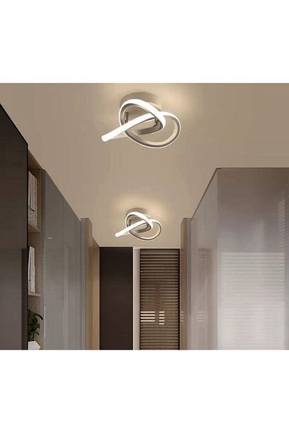 burenze modern plafonyer tavan led avize krom 2 adet set fiyat fiyati yorumlari trendyol