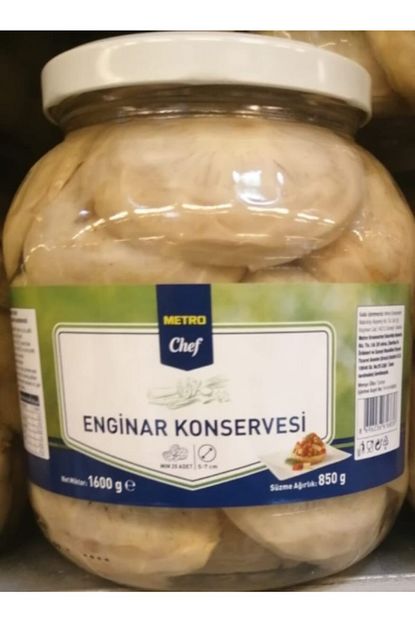 metro chef enginar konservesi 5 7 cm 25
