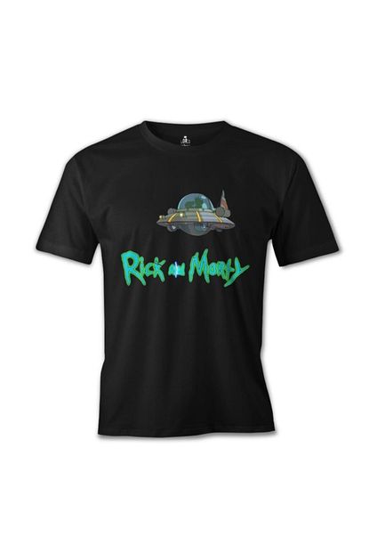 lord t shirt erkek siyah rick and morty