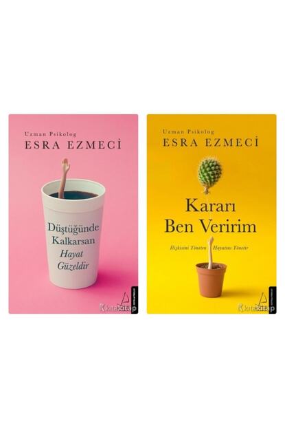 Destek Yayinlari Esra Ezmeci 2 Kitap Set Karari Ben Veririm Dustugunde Kalkarsan Hayat Guzeldir Fiyati Yorumlari Trendyol