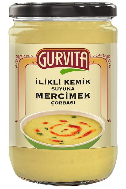gurvita ilikli kemik suyuna mercimek corbasi 660 ml fiyati yorumlari trendyol