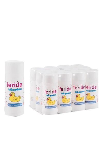 feride bebek pudrasi 75 gr x 12 adet fiyati yorumlari trendyol