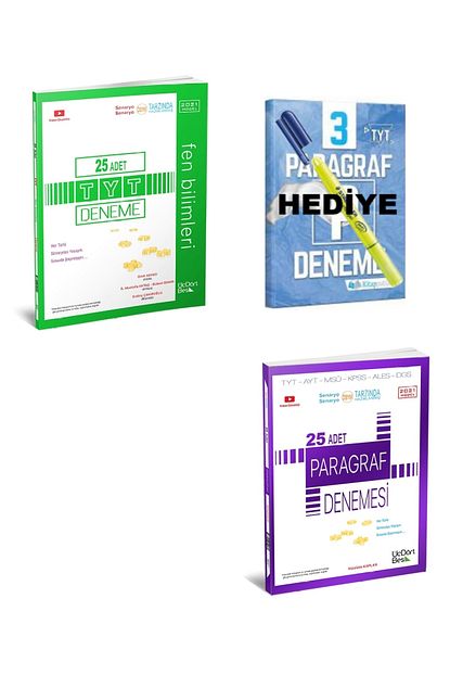 Ucdortbes Yayinlari 345 Tyt Fen Bilimleri Ve Pragraf Deneme Trendyol