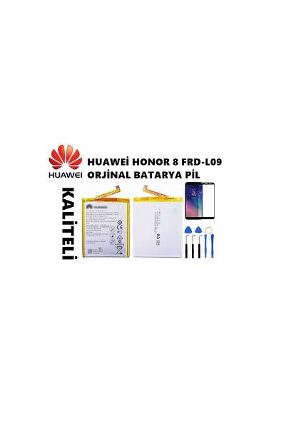 huawei honor 8 frd l09 orjinal batarya pil kirilmaz cam tamir seti hediye