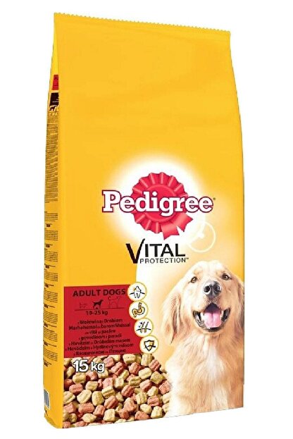 Pedigree Biftekli Ve Kumes Hayvanli Kopek Mamasi 15 Kg Trendyol