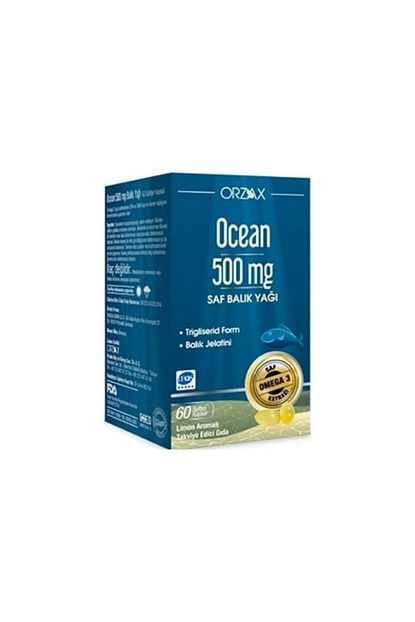 orzax ocean omega 3 balik yagi 500 mg 60 kapsul fiyati yorumlari trendyol