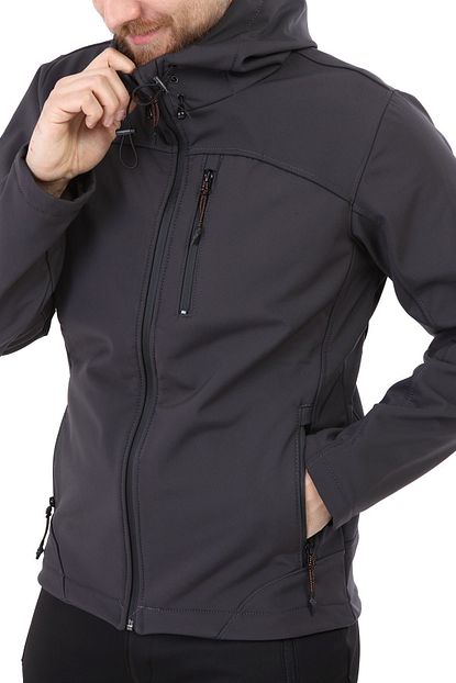 ghassy co erkek gri su ruzgar gecirmez softshell spor mont fiyati yorumlari trendyol