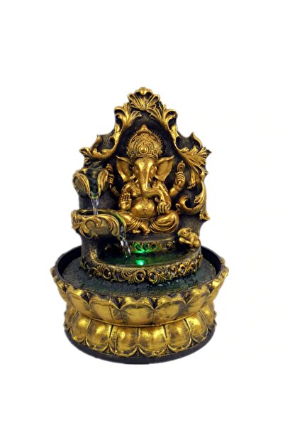 Hediye Sahibi Dekoratif Isikli Kral Ganesha Tasarimli Su Selalesi Fiyati Yorumlari Trendyol