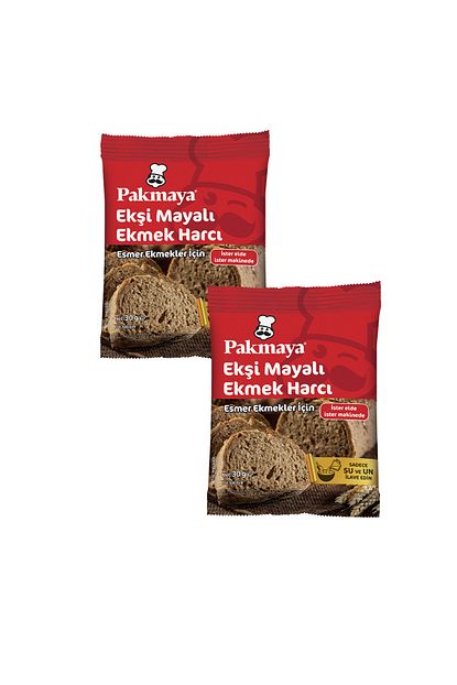 pakmaya eksi mayali ekmek harci 30 g x2