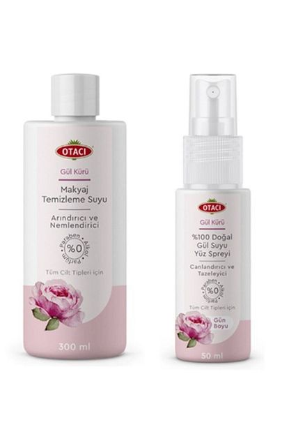 Otaci Makyaj Temizleme Suyu 300 Ml 100 Dogal Gul Suyu Yuz Spreyi 50 Ml Trendyol