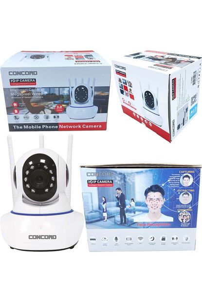 3 mp wifi tf kart destekli ip kamera concord c 630