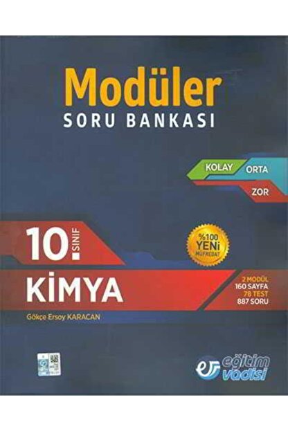Egitim Vadisi Yayinlari 10 Sinif Kimya Moduler Soru Bankasi Fiyati Yorumlari Trendyol
