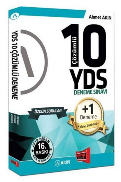 akin dil akin dil yargi yayinlari yds 10 1 cozumlu ozgun deneme sinavi fiyati yorumlari trendyol