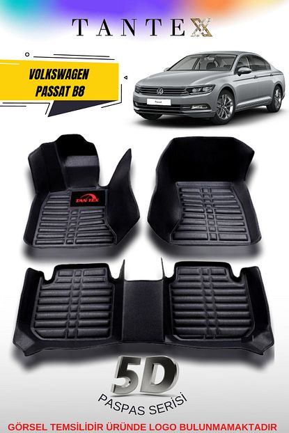 volkswagen passat b8 araca ozel 5d oto paspas