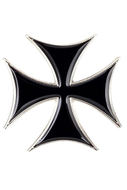 alman germany iron cross igneli yaka rozeti siyah gumus madalya rozet