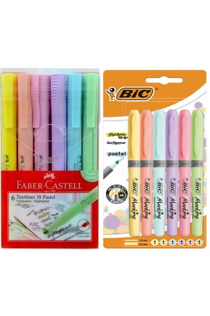 kalem tipi 6 renk kalem pastel renk