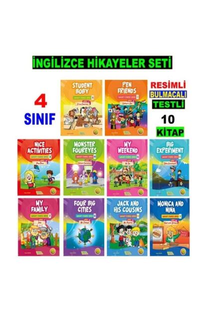 Akil Yolu Yayincilik 4 Sinif Ingilizce Hikayeler Seti 10 Kitap Fiyati Yorumlari Trendyol