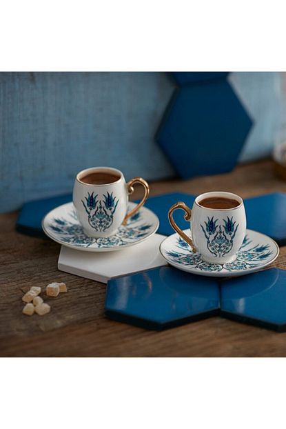 karaca iznik 2 kisilik kahve fincan takimi fiyati yorumlari trendyol