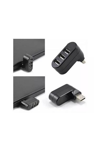 wozlo 3 port 360 dirsek usb hub