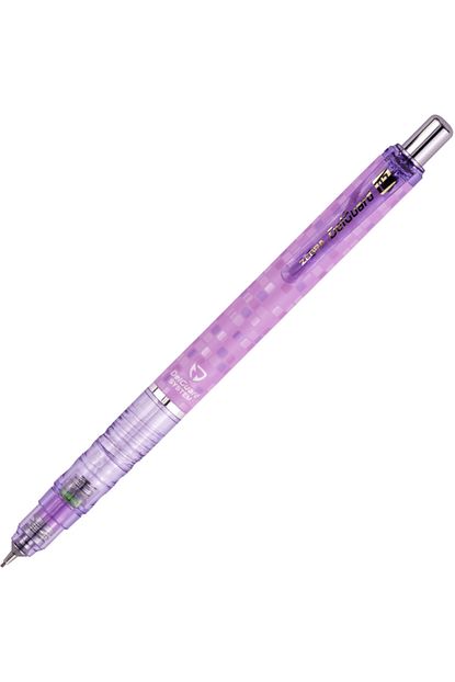 delguard versatil kalem 0 7 mm uclu kalem kare desenli lila