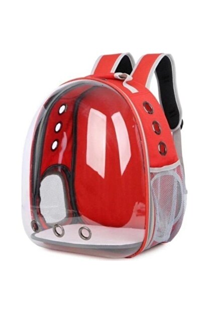 hormiga kirmizi seffaf astronot kedi kopek tasima sirt cantasi 45x36x25 cm fiyati yorumlari trendyol