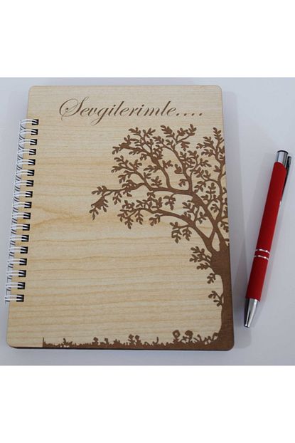 copyser ahsap defter kalem hediye