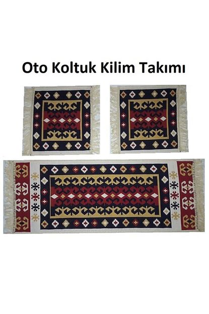 vohotekstil oto koltuk kilim seti on ve arka koltuk takim 3 parca set fiyati yorumlari trendyol