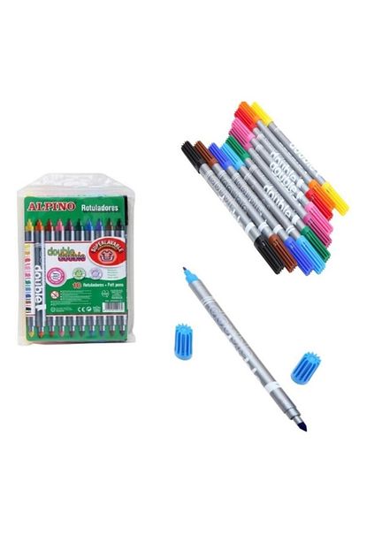alpino cift yonlu keceli kalem 10 lu