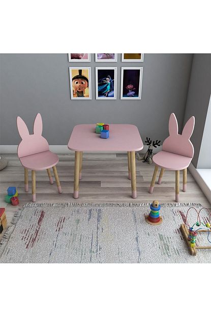 mibu mobilya mb2001 pembe tavsan masa